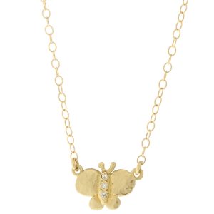Victoria Cunningham Trunk Show: 14K hammered butterfly