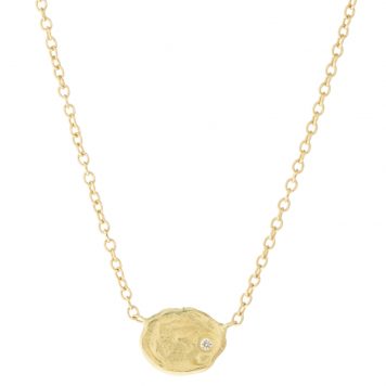 Victoria Cunningham Trunk Show: 14K Medium Golden Flake w/ Single Diamond