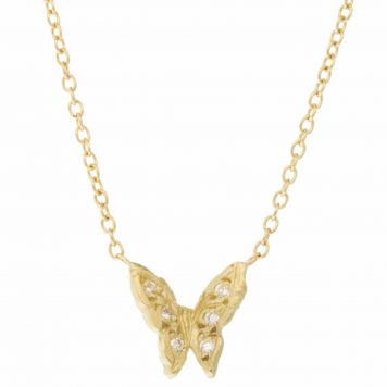 Victoria Cunningham Trunk Show: 14K pave diamond butterfly