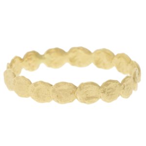Victoria Cunningham Trunk Show: Ring, 14K gold tiny flakes band