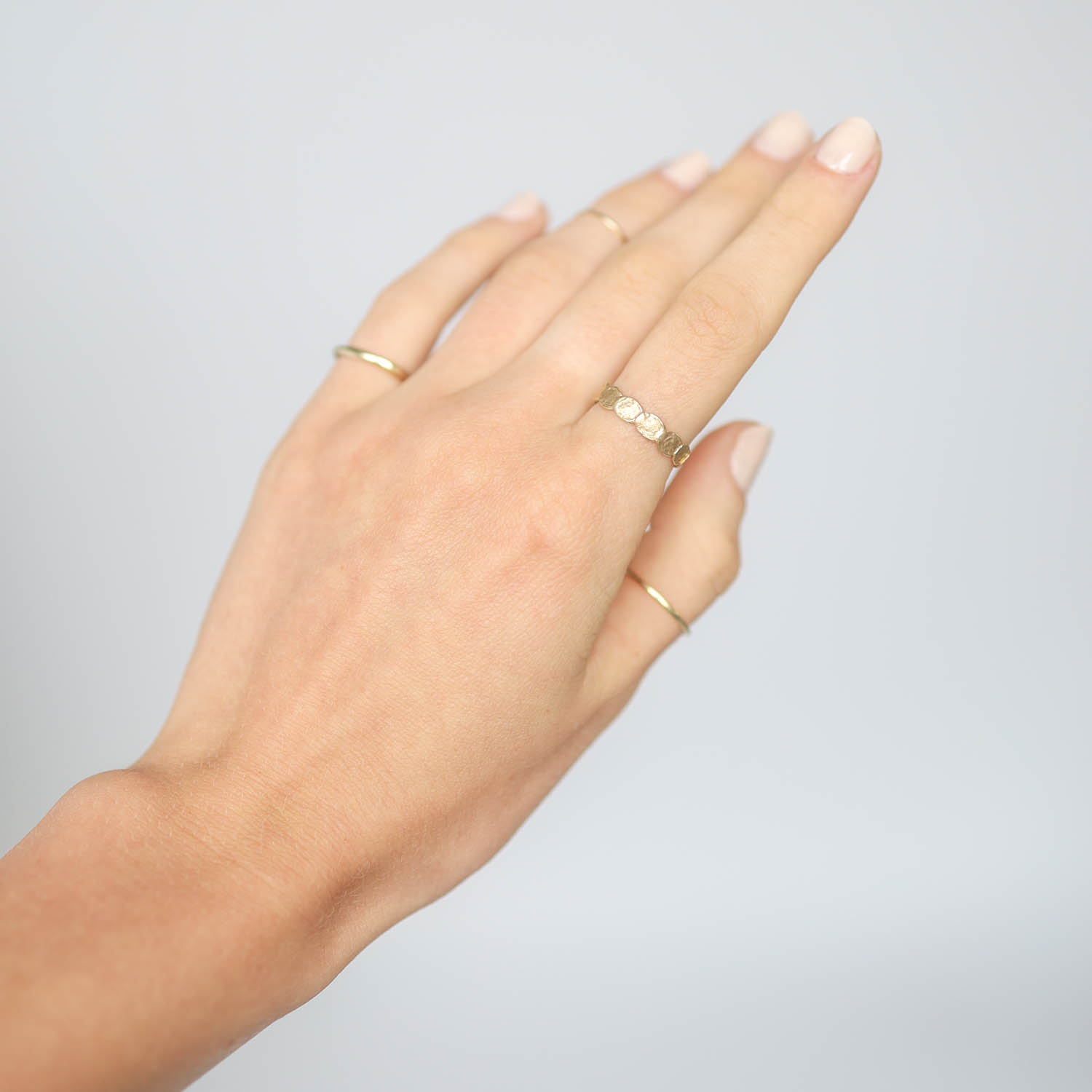 Victoria Cunningham Trunk Show: Ring, Flakes, Medium, 14K yellow gold