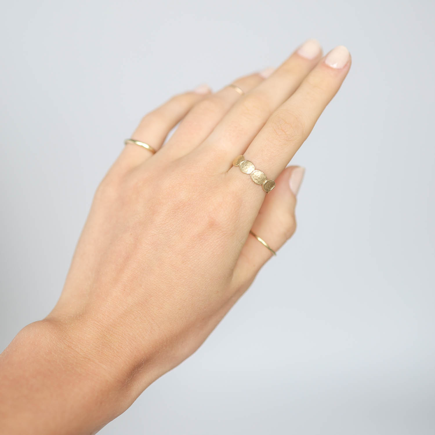 Victoria Cunningham Trunk Show: Ring, Flakes, Large, 14K yellow gold