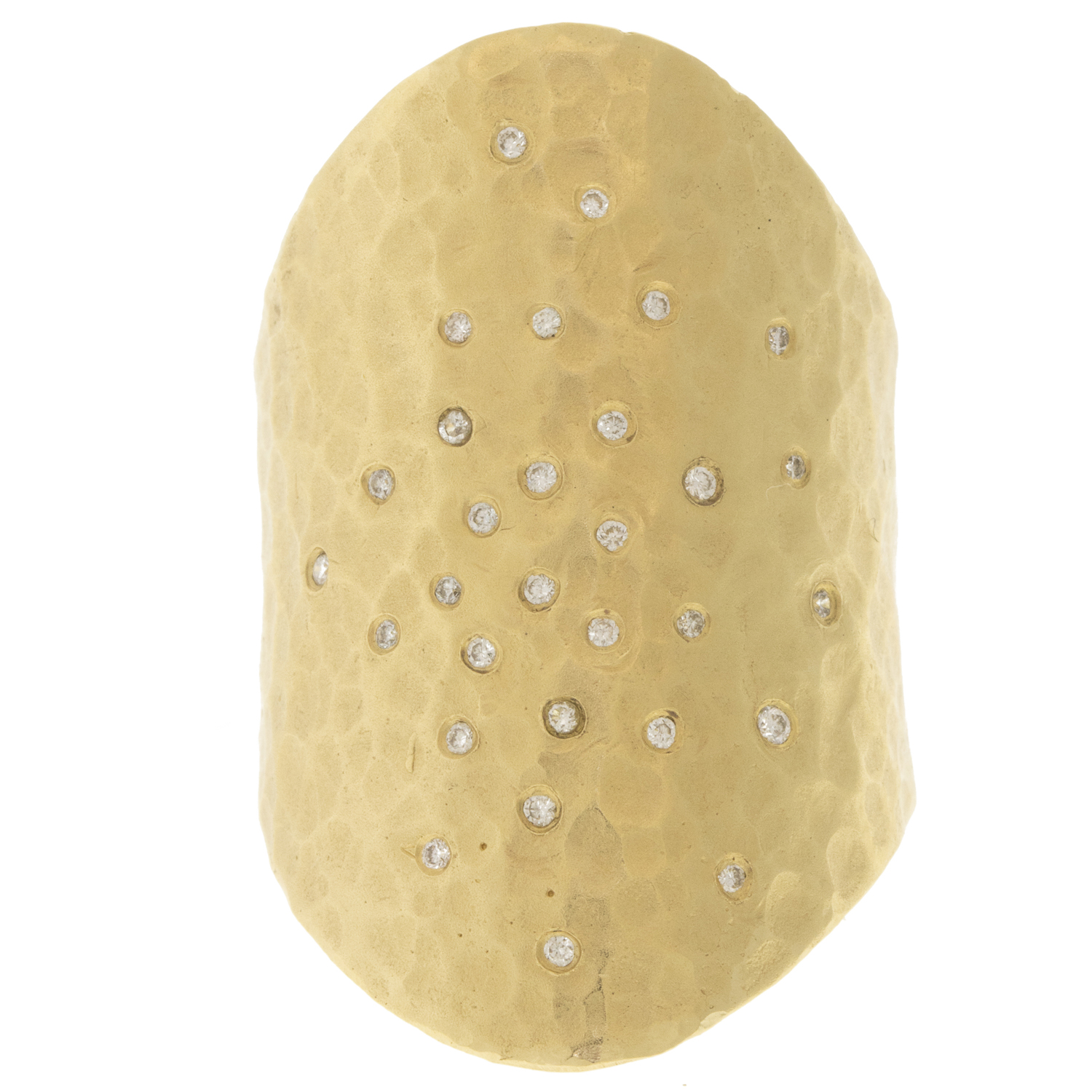 Victoria Cunningham: Medium Diamond Shield Ring