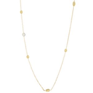 Victoria Cunningham: Necklace, Whisper, Diamonds .33ct, 32" in Length 14K Yellow Gold.