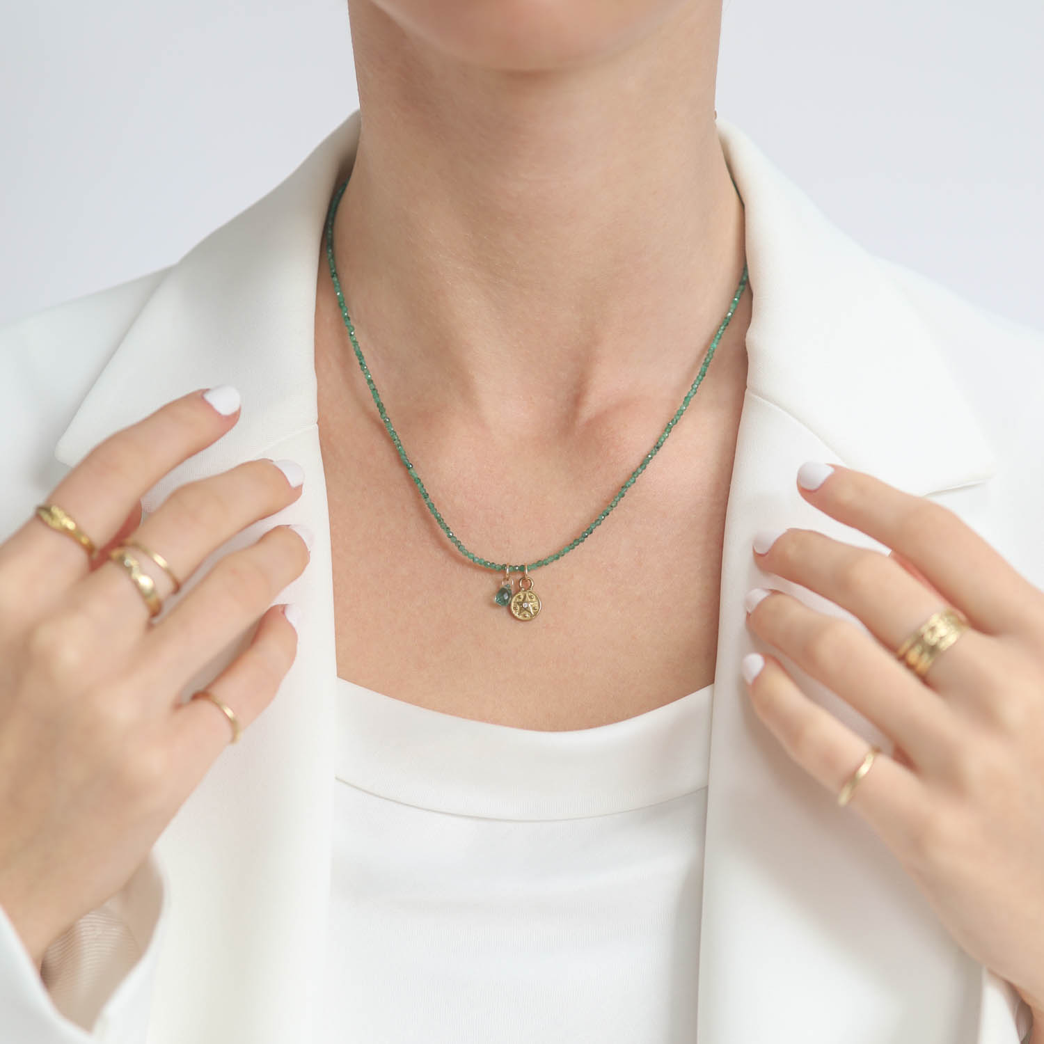 LuLu: Emerald/Carina Ojai Necklace