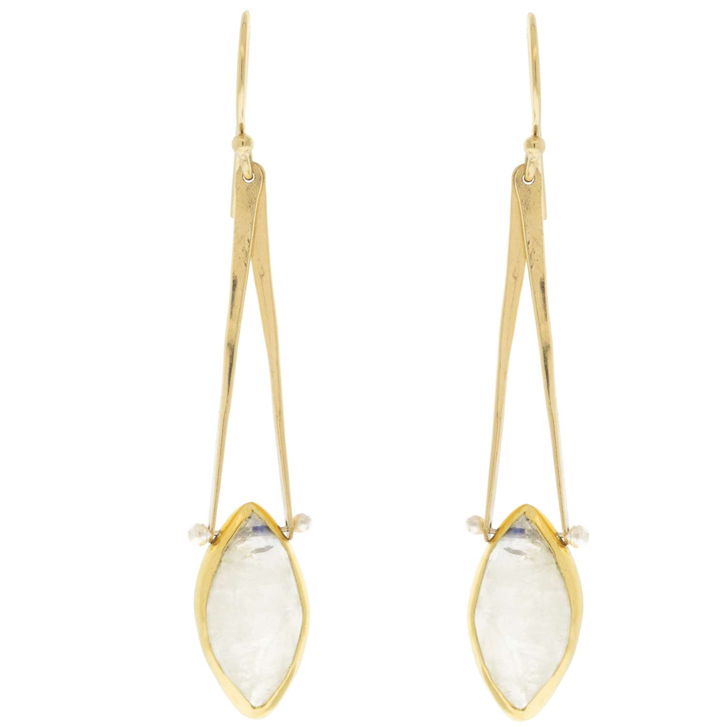 LuLu: Aden Moonstone Earrings