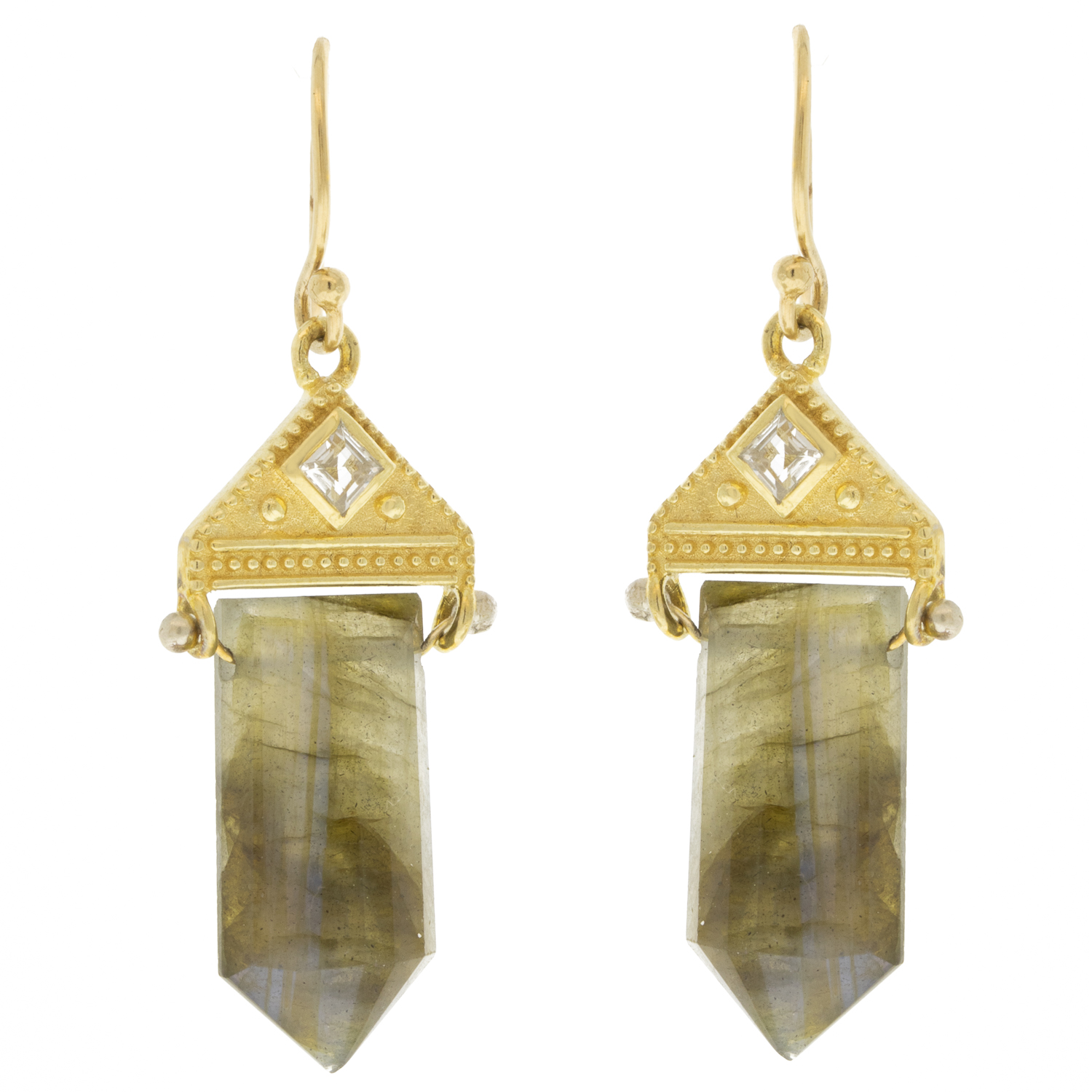 LuLu: Neptune Labradorite Earrings