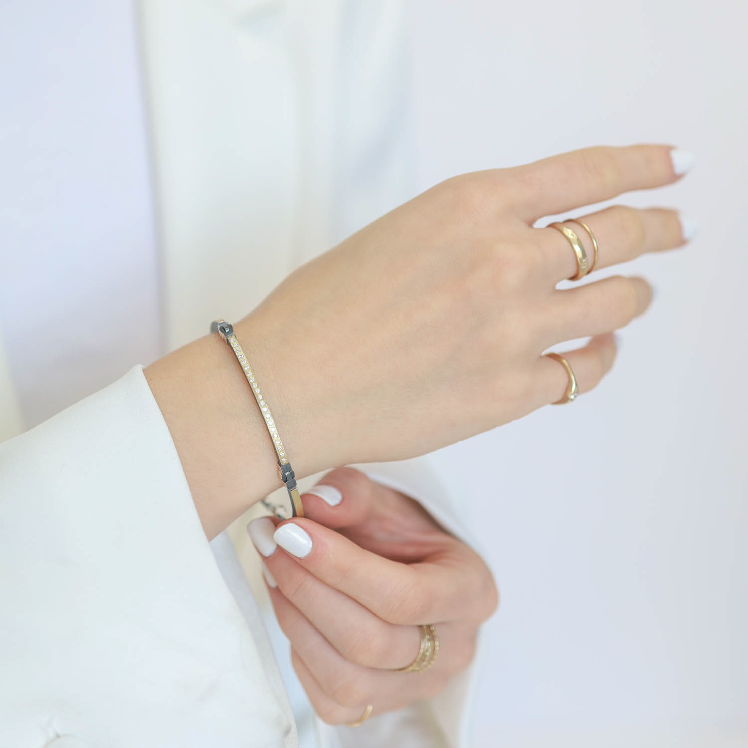 Rene Escobar Trunk Show: Bracelet, yellow Gold, Diamonds