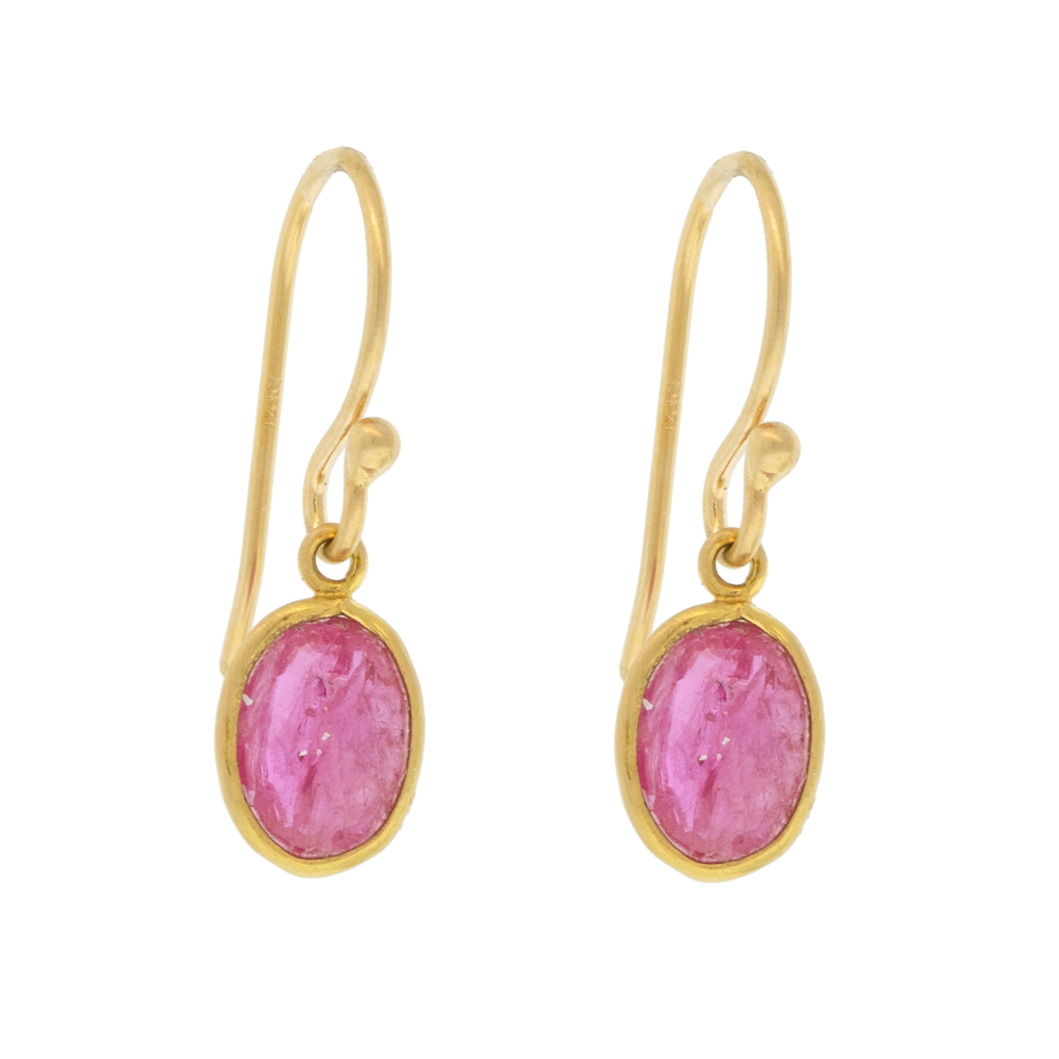 Margaret Solow: 18K Ruby earrings