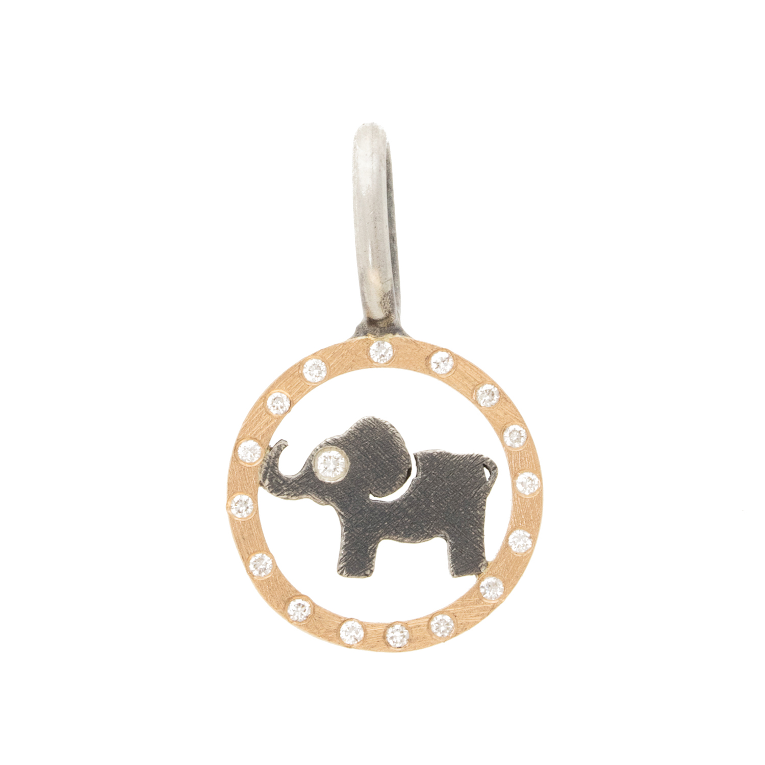 Rene Escobar Trunk Show: PENDANT, ELEPHANT, SS, ROSE GOLD, DIAMONDS