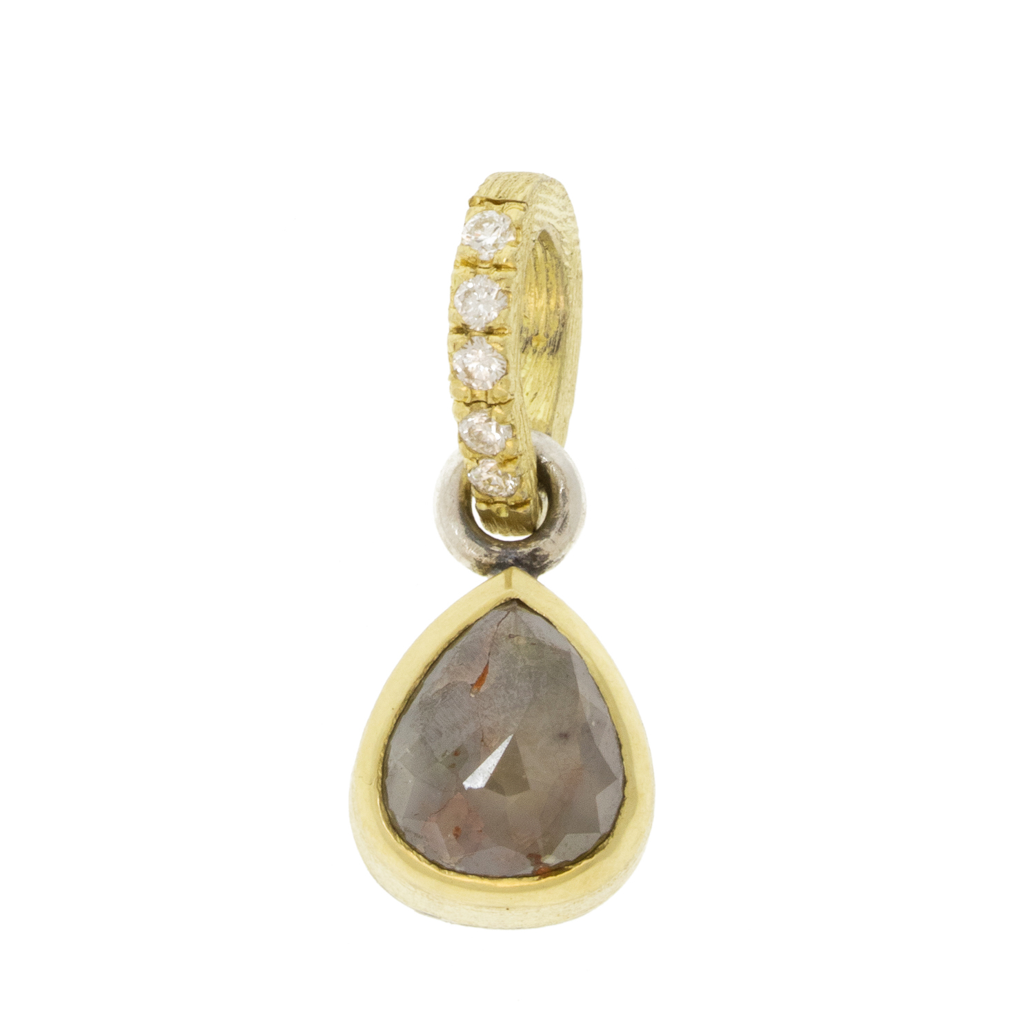 Rene Escobar Trunk Show: PENDANT, PEARL 1.97 TCW, YELLOW GOLD BAIL