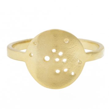 Julie Nolan: Constellation ring, 14K Yellow gold