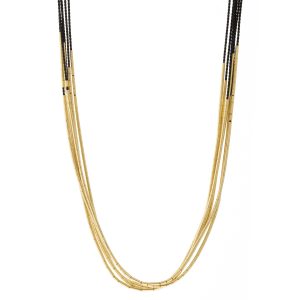 Abacus Row : Vela Necklace, Black