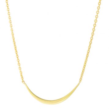 Diana Mitchell: Necklace, solid arch, 18k