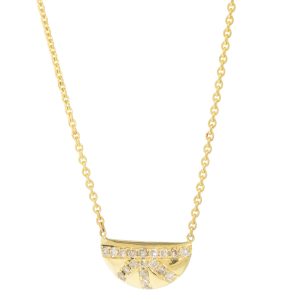 Diana Mitchell: Necklace, pave sunrise