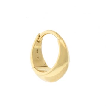 Lizzie Mandler:18k Hoops,PAIR,SMALL Crescent Huggies