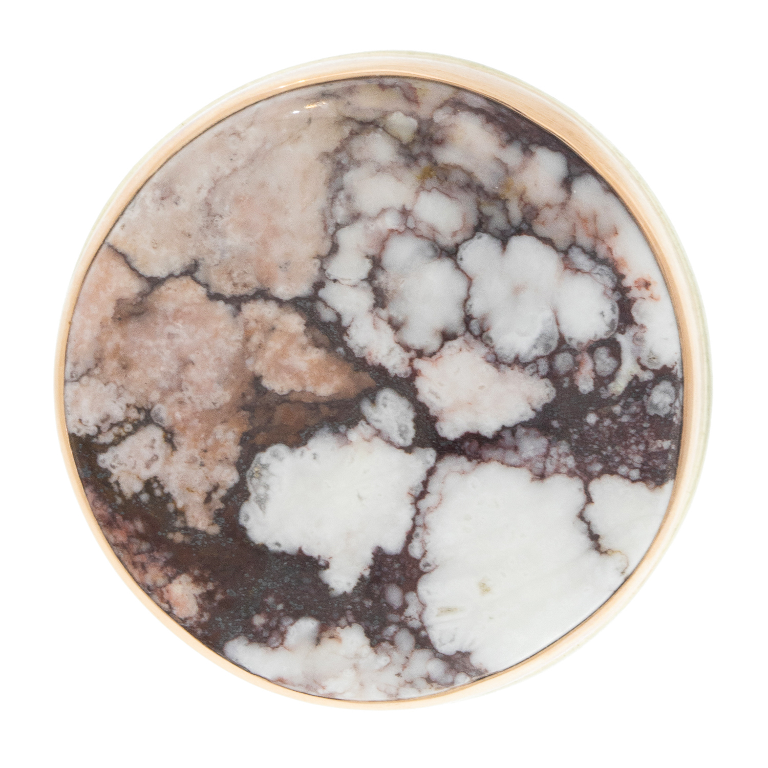 gold and silver ring with jasper by jewelry designer Jamie Joseph