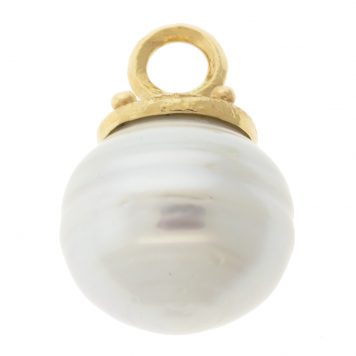 Alison Shiboski : 14K South Sea Pearl pendant 17mm