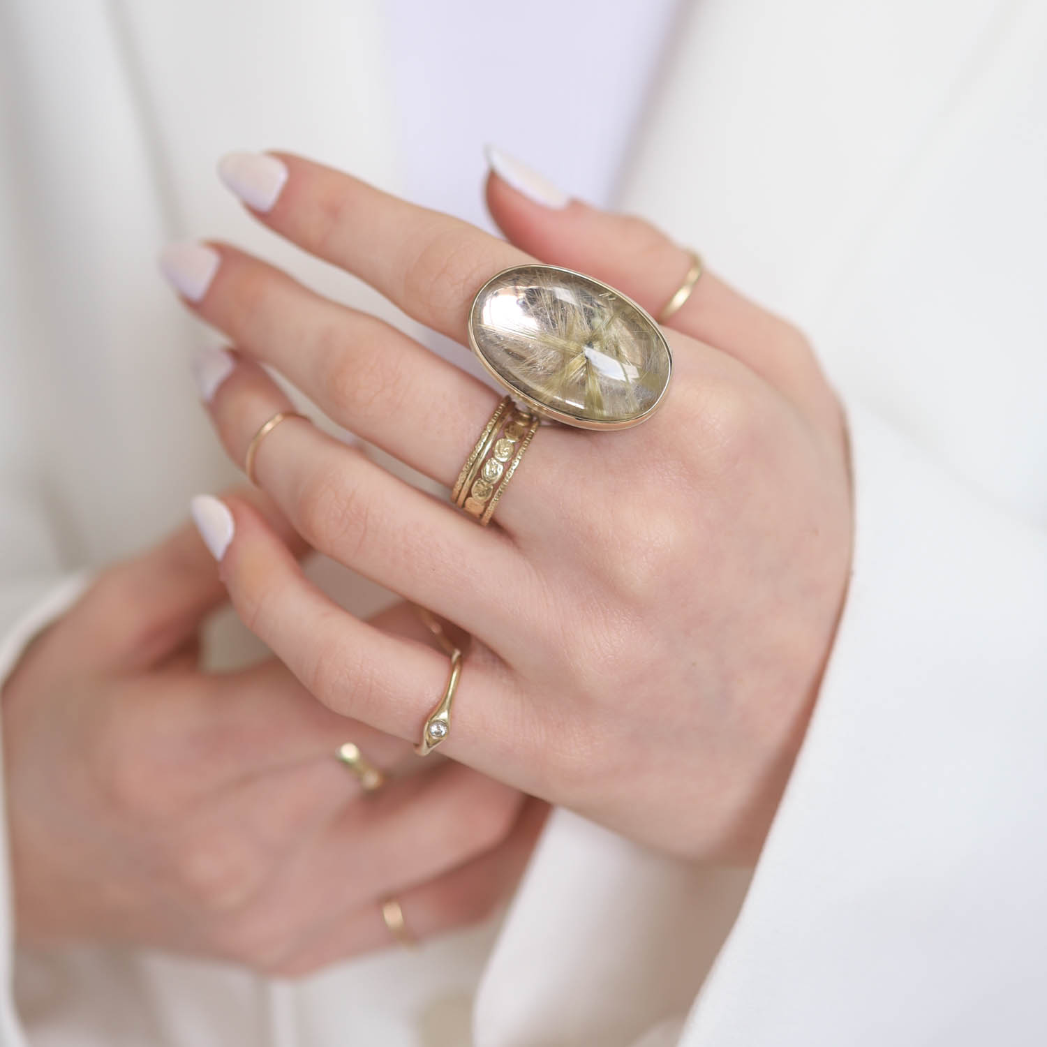 Jamie Joseph Trunk Show: RING 102 GOLDEN RUTILATED QUARTZ