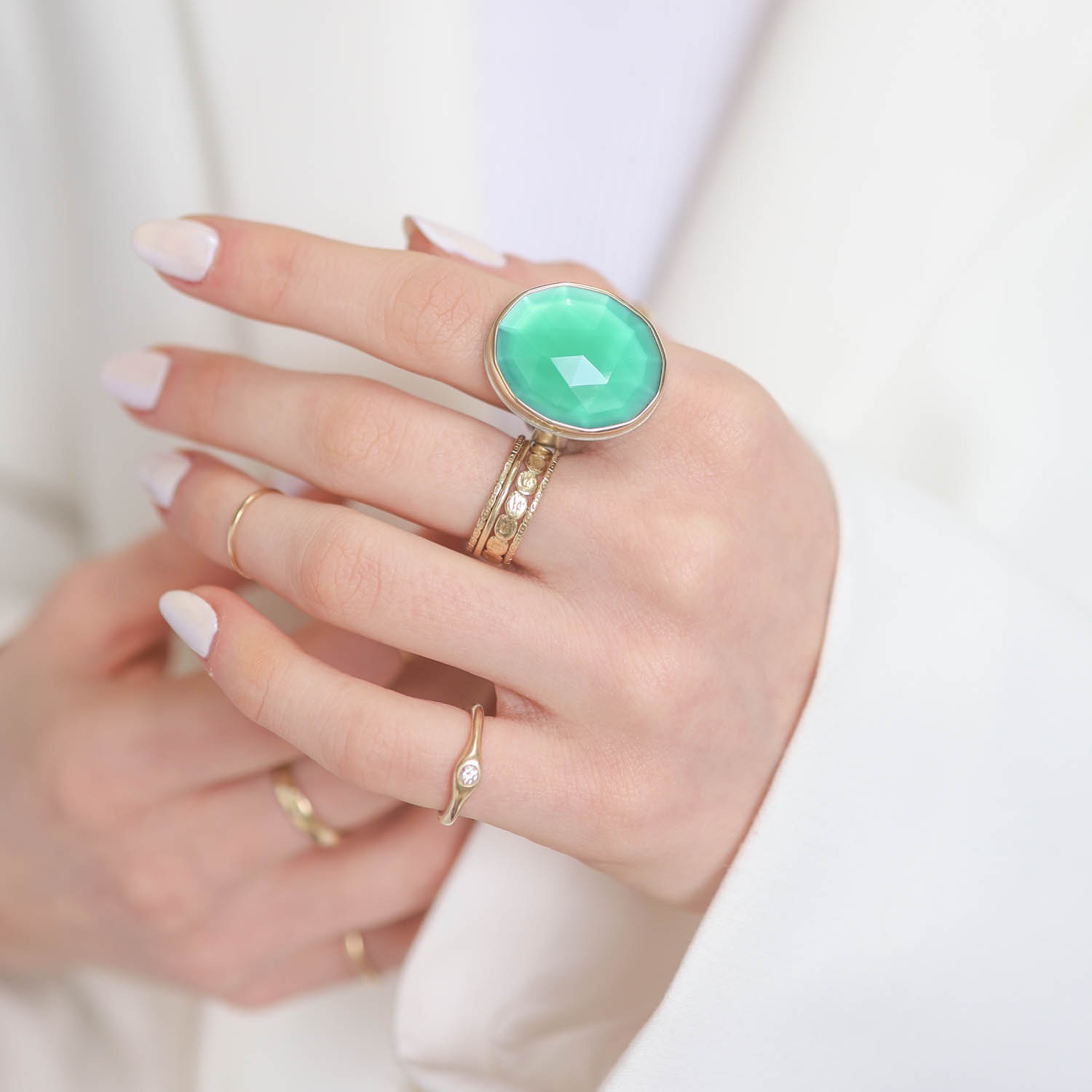 Jamie Joseph Trunk Show: RING 118 GREEN ONYX