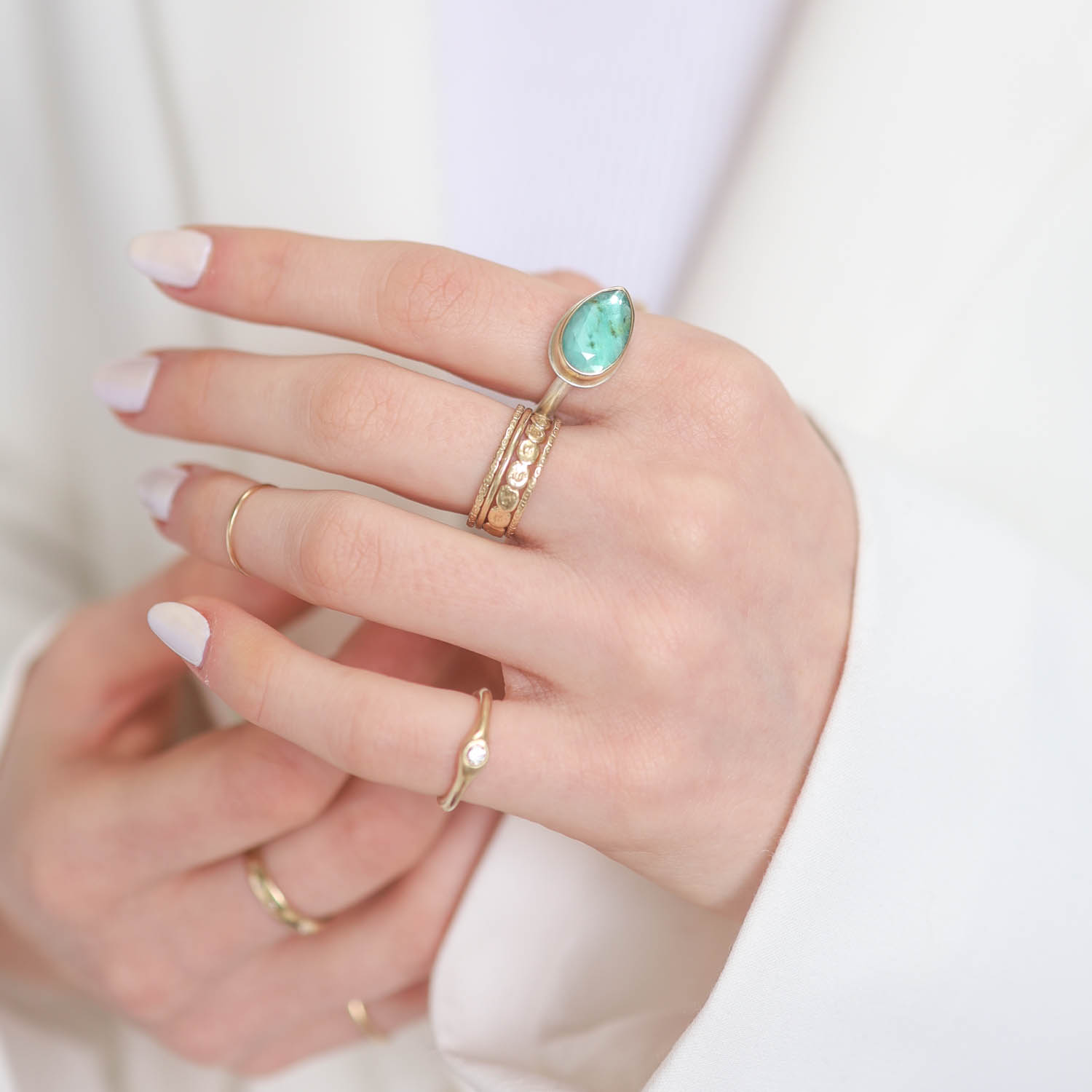 Jamie Joseph Trunk Show: RING 119 EMERALD