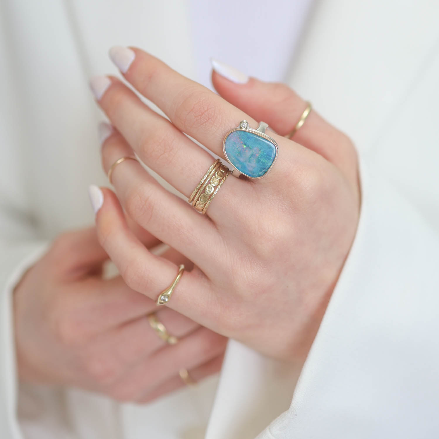 Jamie Joseph Trunk Show: RING 129 AUSTRALIAN OPAL