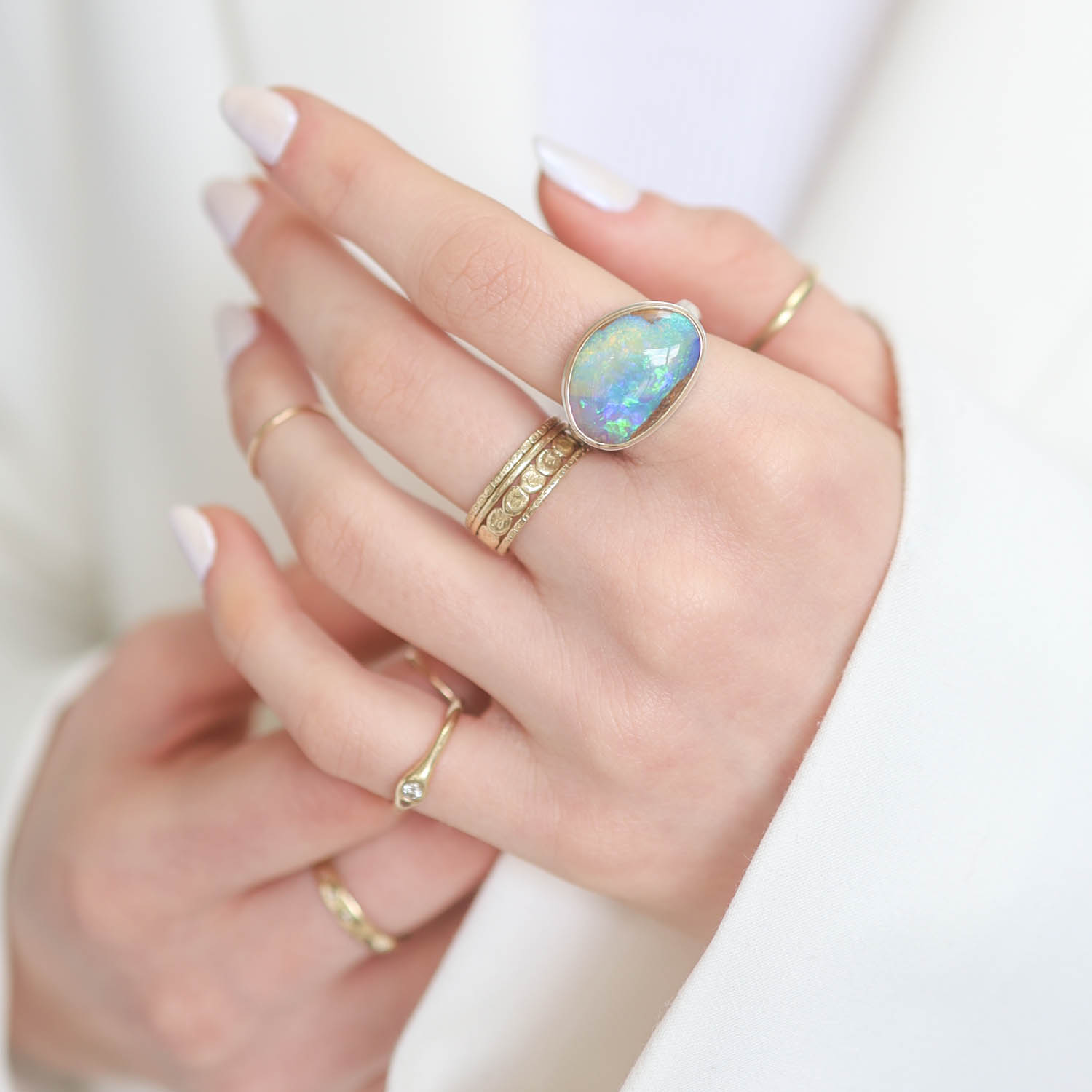 Jamie Joseph Trunk Show: RING 143 BOULDER OPAL