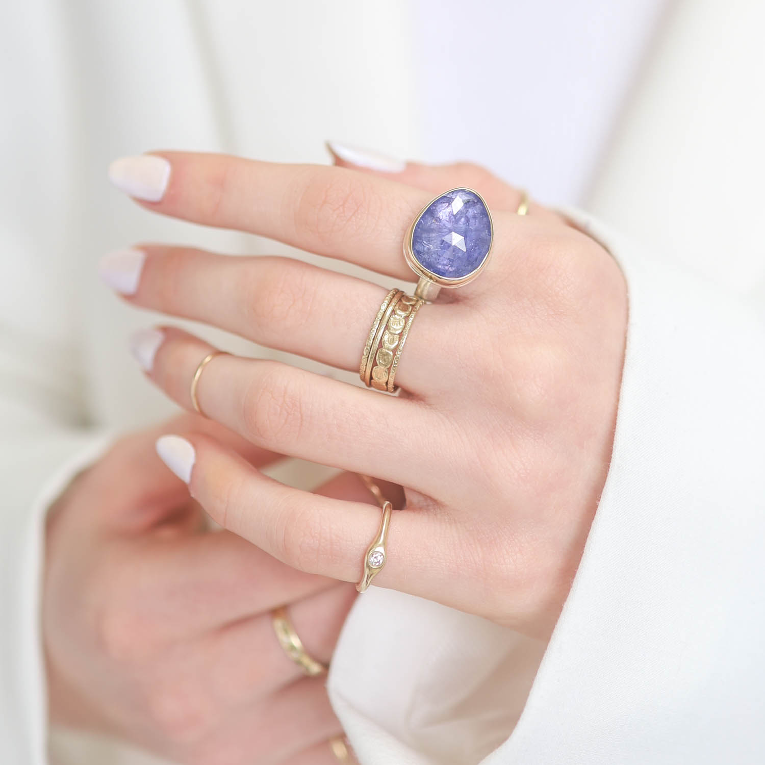 Jamie Joseph Trunk Show: RING 145 TANZANITE