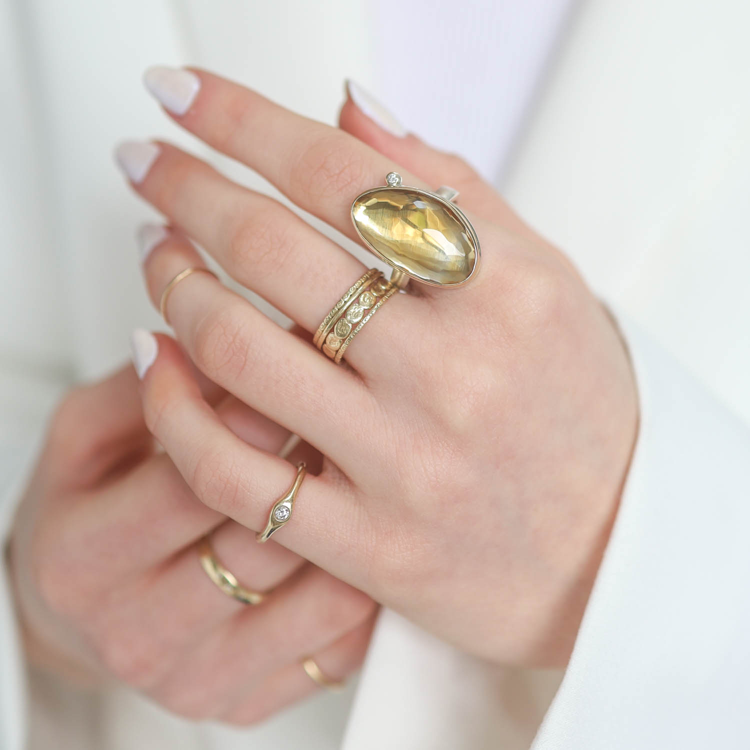 Jamie Joseph Trunk Show: RING 22 CITRINE