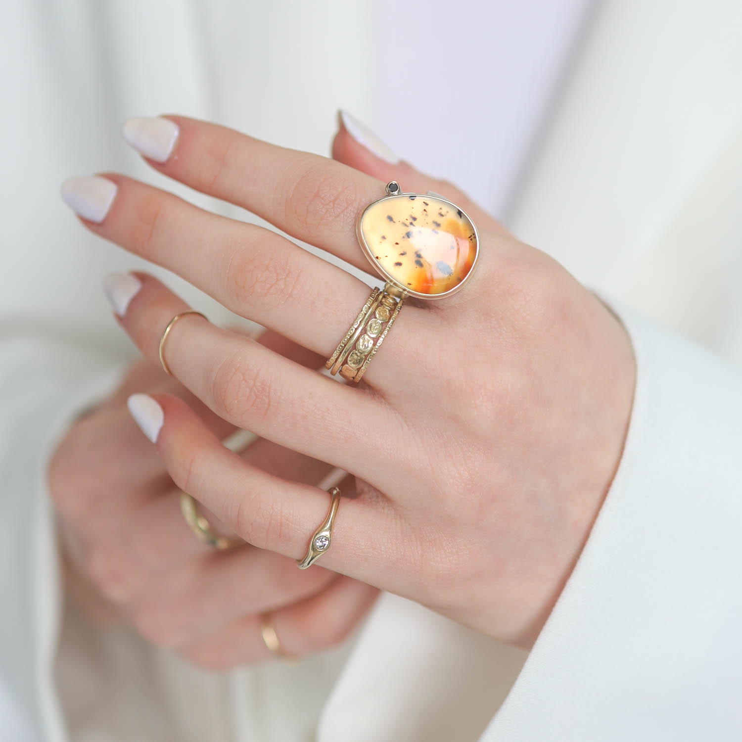 Jamie Joseph Trunk Show: RING 26 MONTANA AGATE