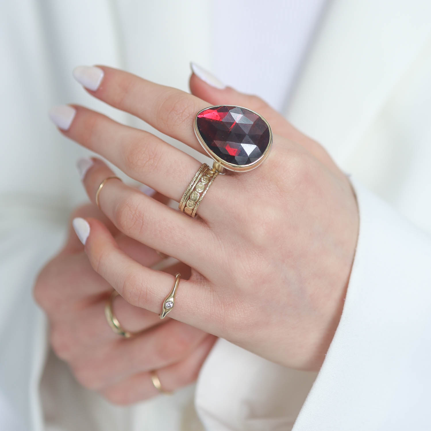 Jamie Joseph: RHODOLITE GARNET Ring