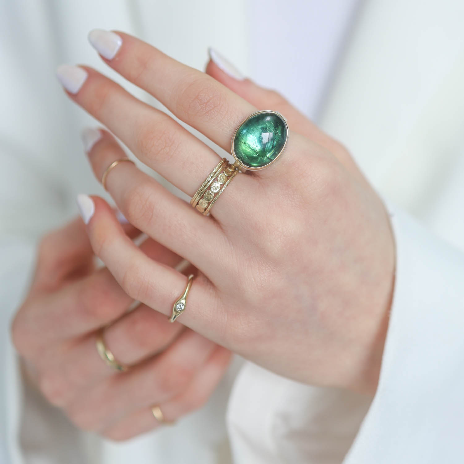 Jamie Joseph Trunk Show: RING 44 GREEN TOURMALINE