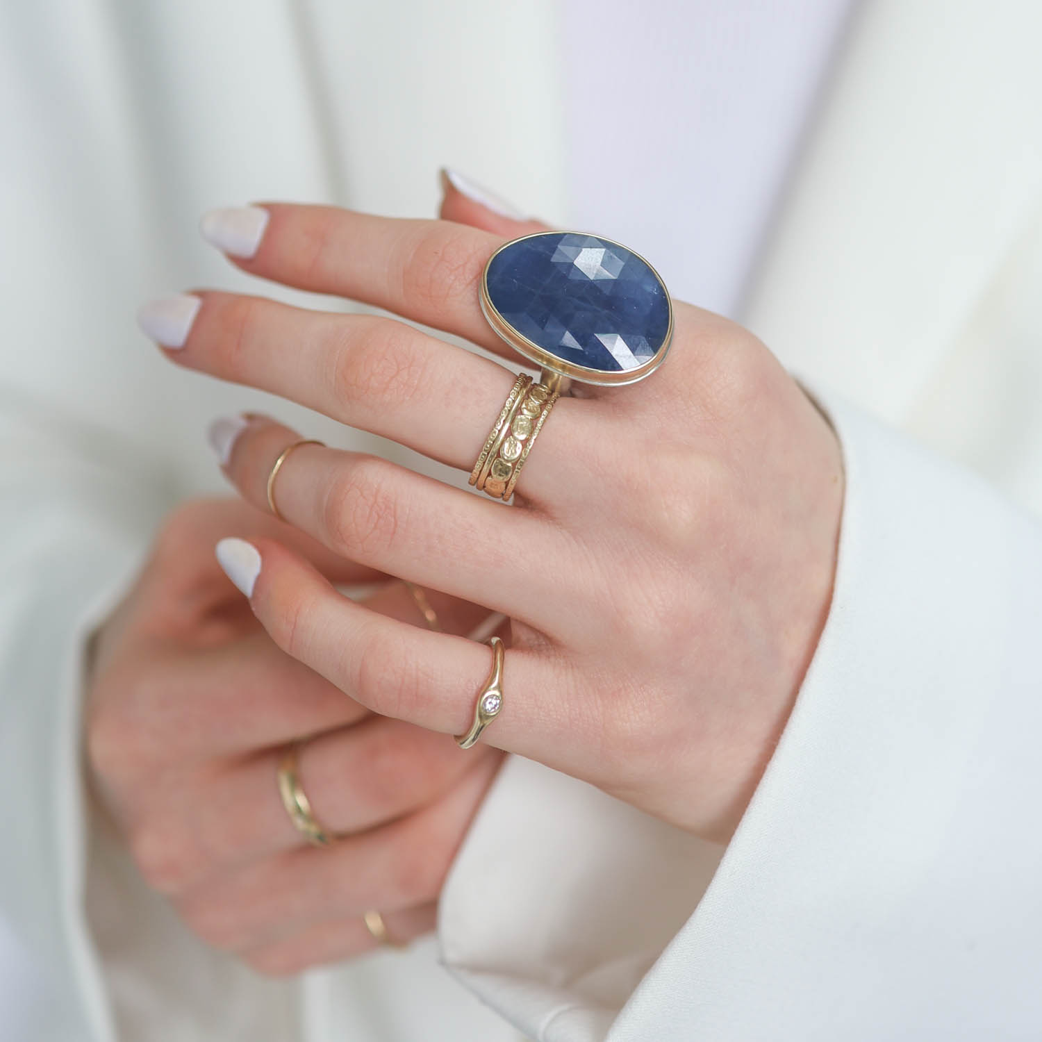 Jamie Joseph Trunk Show: RING 54 BLUE SAPPHIRE