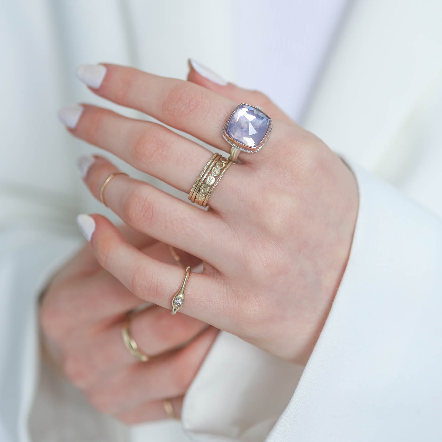 Jamie Joseph Trunk Show: RING 67 LAVENDER AMETHYST