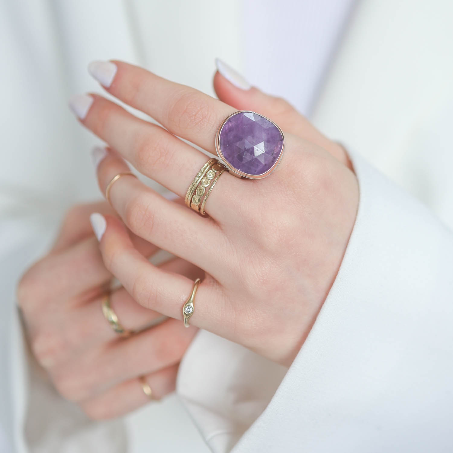 Jamie Joseph Trunk Show: RING 70 PURPLE SAPPHIRE