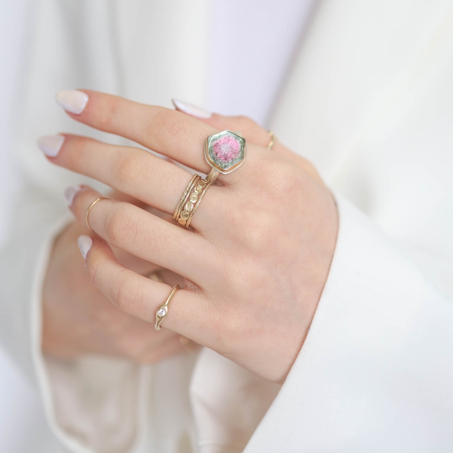 Jamie Joseph Trunk Show: RING 92 WATERMELON TOURMALINE