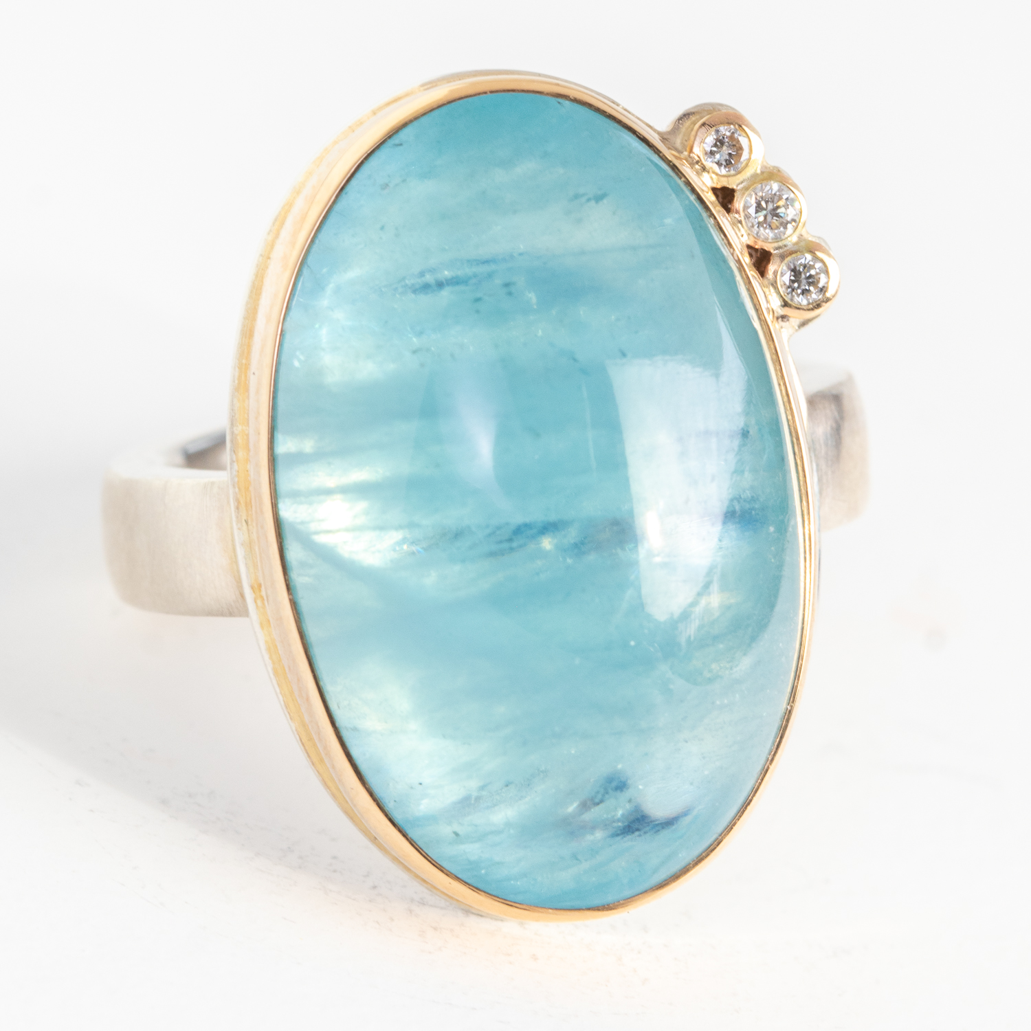 Jamie Joseph Trunk Show: RING 137 AQUAMARINE OVAL