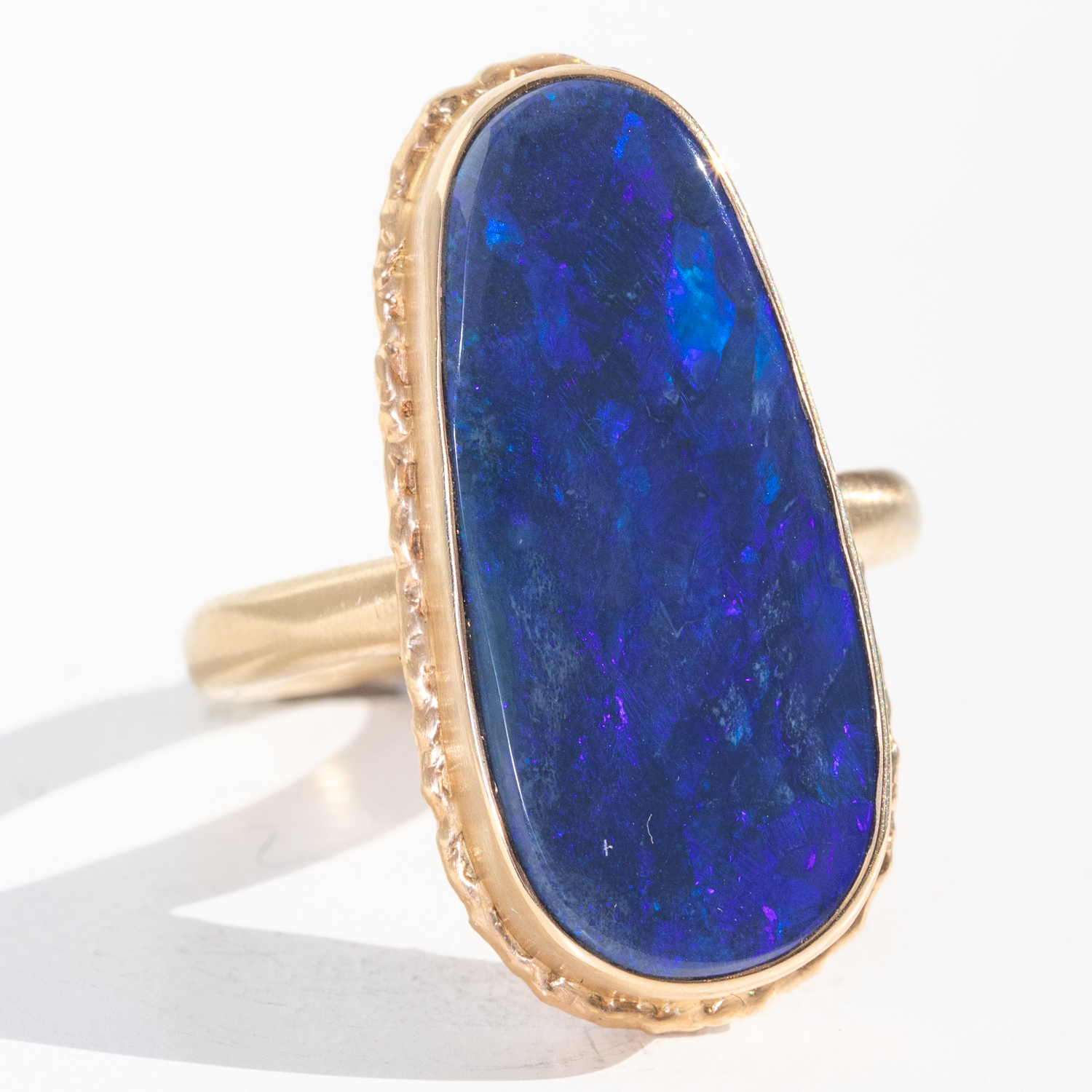 Jamie Joseph Trunk Show: GOLD Ring 172, AUSTRALIAN OPAL