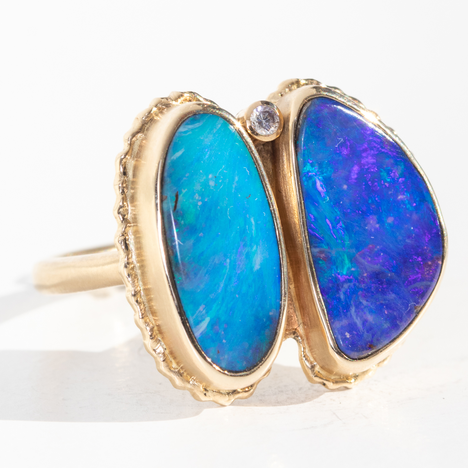Jamie Joseph Trunk Show:GOLD RING 177, BOULDER OPAL DOUBLET