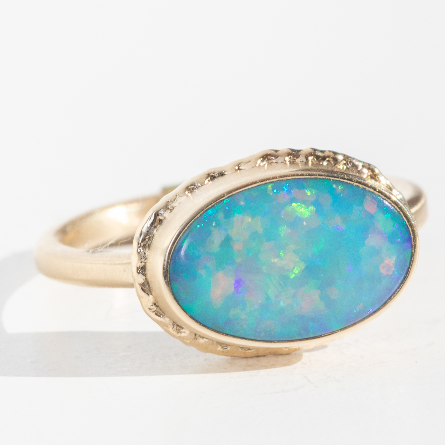 Jamie Joseph Trunk Show: GOLD RING 179, AUSTRALIAN OPAL