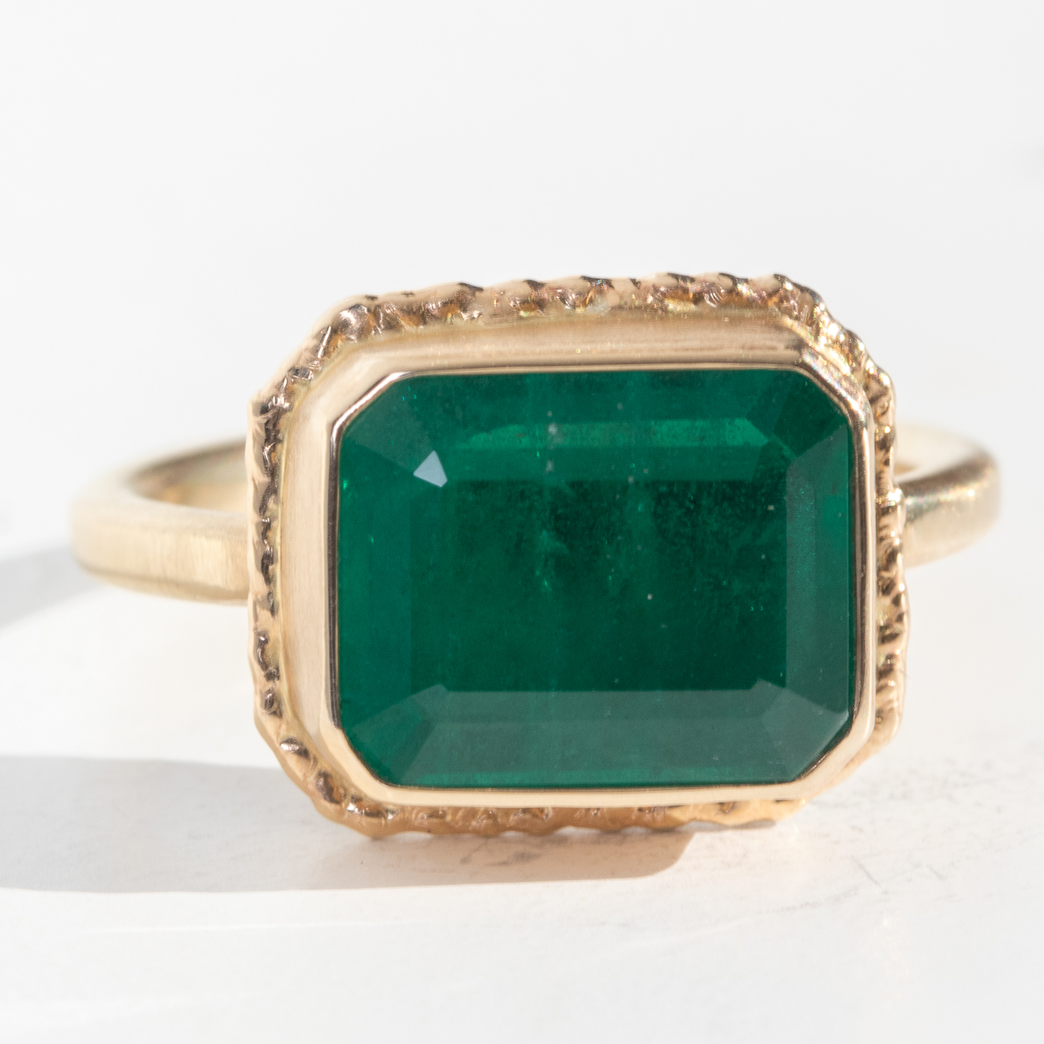 Jamie Joseph Trunk Show:GOLD RING 188, EMERALD