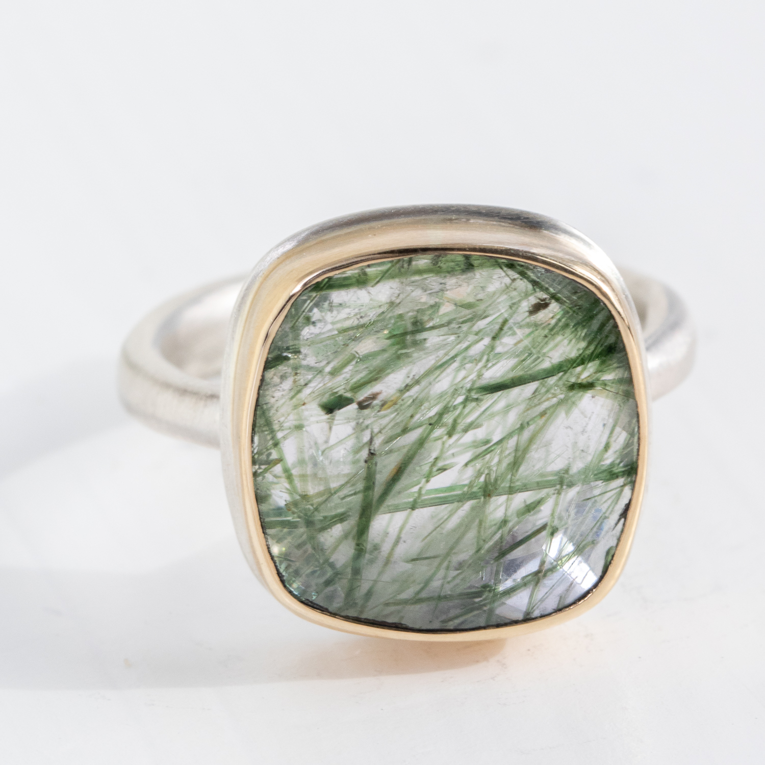 Jamie Joseph Trunk Show: RING 37 GREEN RUTILATED QUARTZ