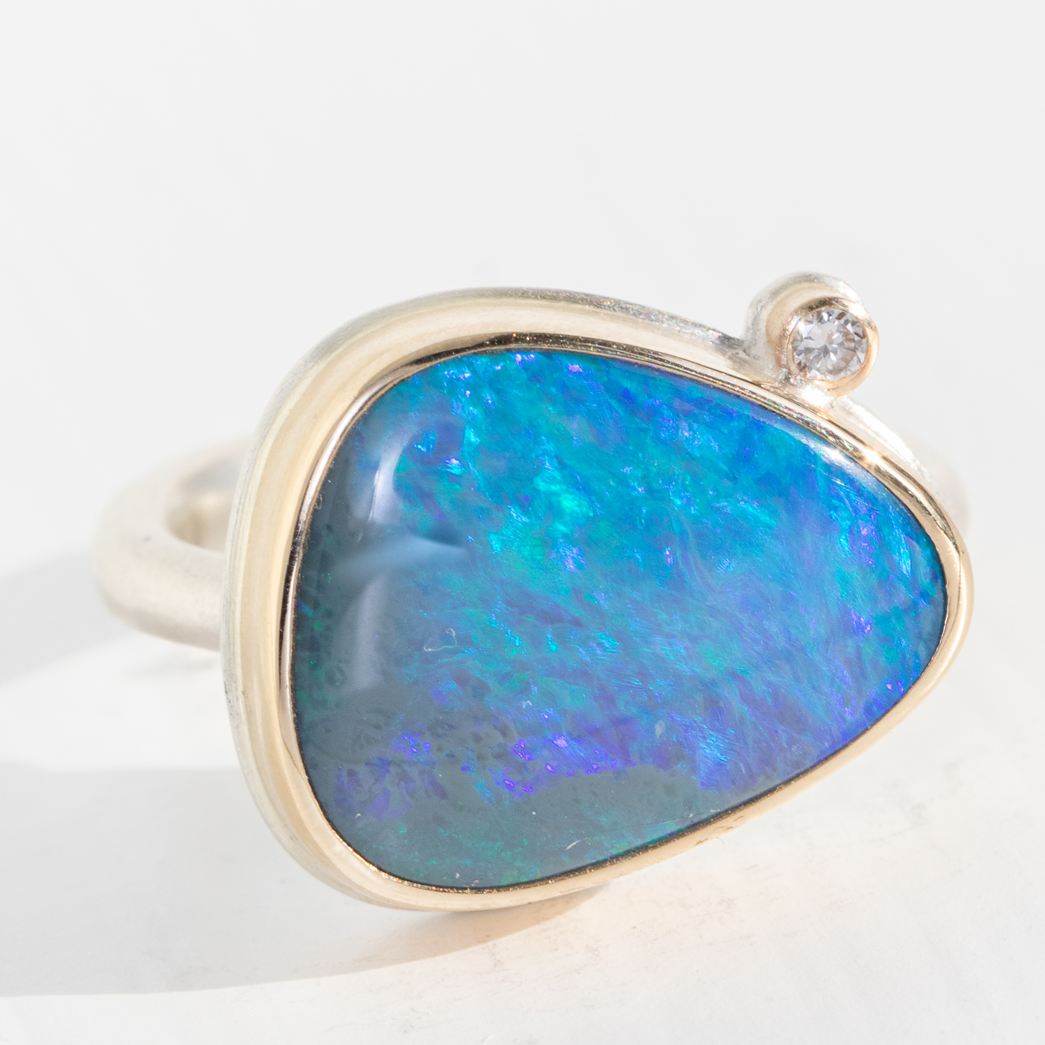 Jamie Joseph Trunk Show: RING 48 AUSTRALIAN BLACK OPAL