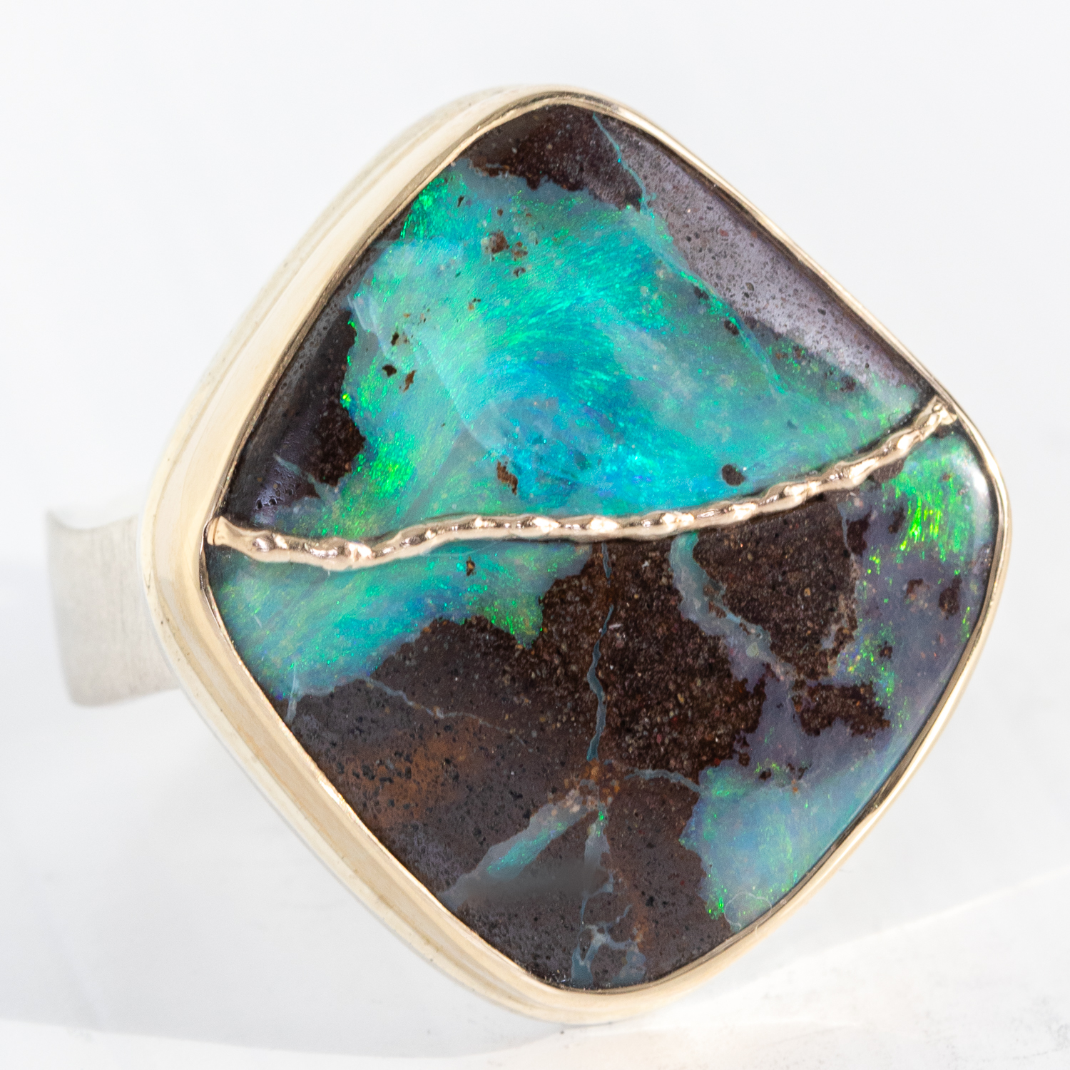 Jamie Joseph Trunk Show: RING 50 BOULDER OPAL