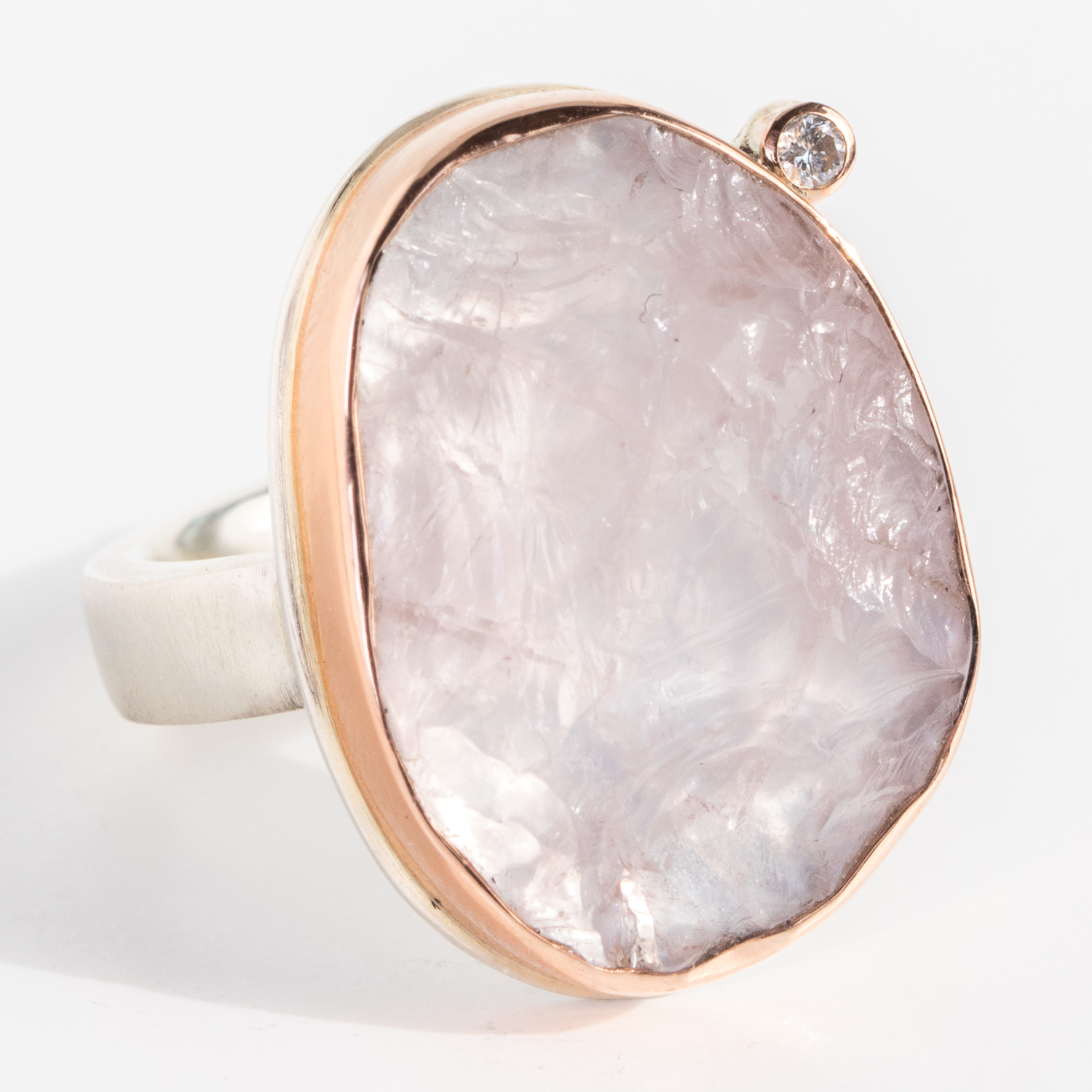 Jamie Joseph Trunk Show: RING 86 ROSE QUARTZ