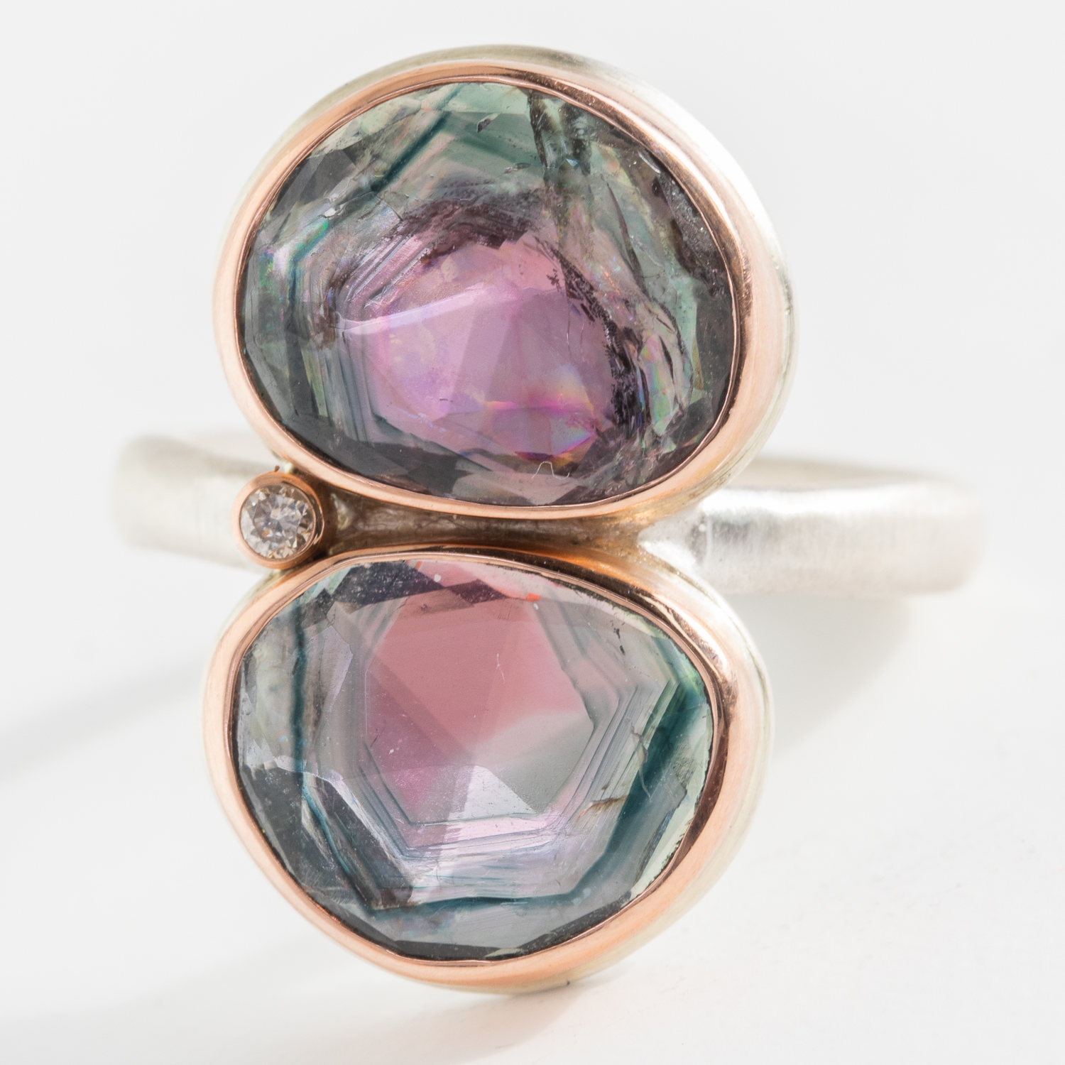 Jamie Joseph Trunk Show: RING 94 WATERMELON TOURMALINE DOUBLET