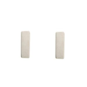 Jane Hollinger: SS Post Earring with Tiny Flat Bar