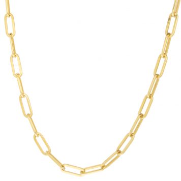 CVC Stones : Charm chain,16",18K Yellow gold