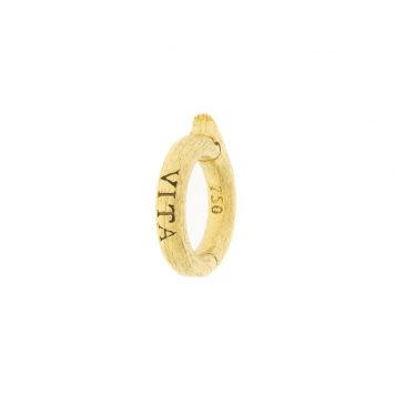 Erica Molinari: Enhancer, Small Round 'Amor Vita', 18K gold, Measures 1/2 in diameter