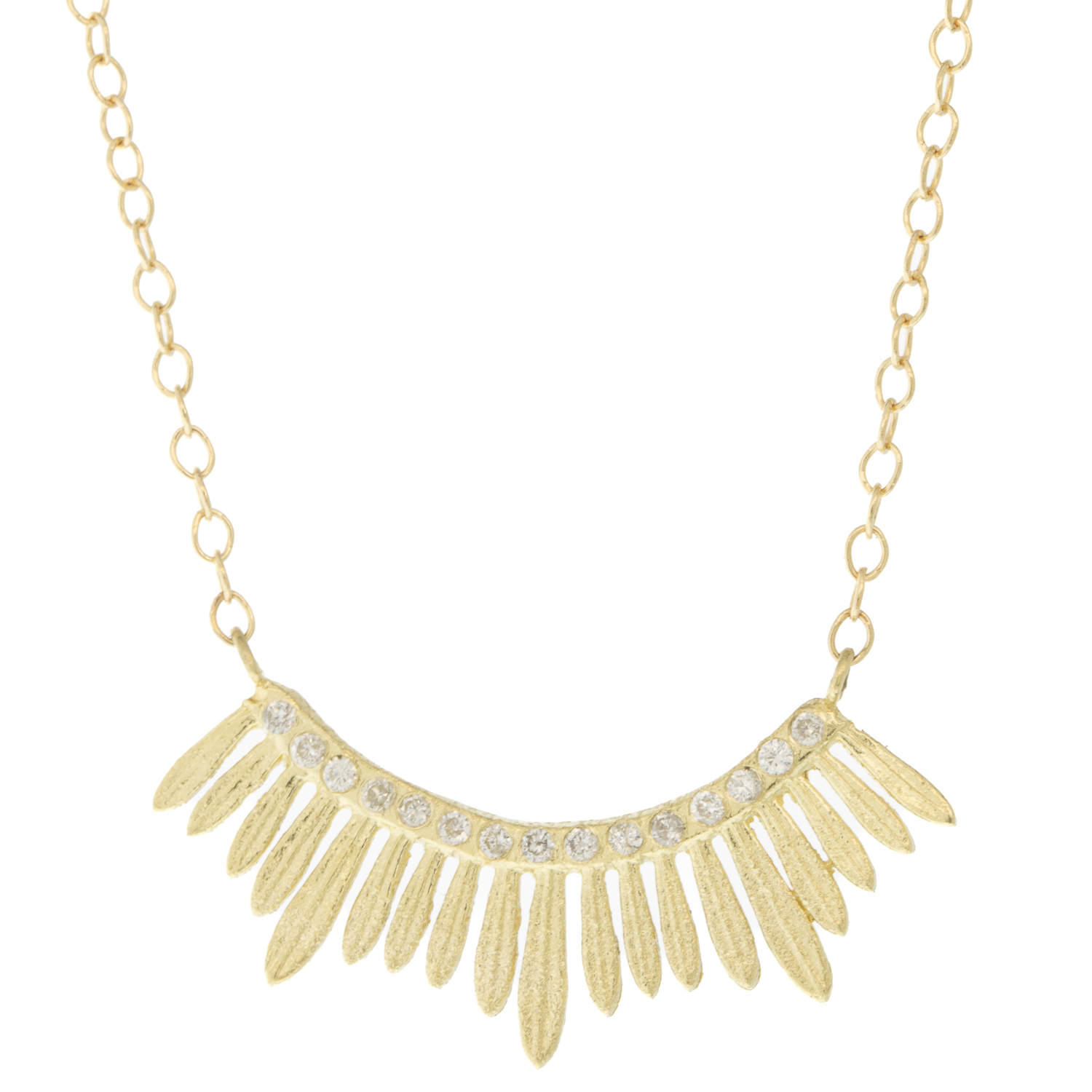 Acanthus: Diamond Luminous Necklace